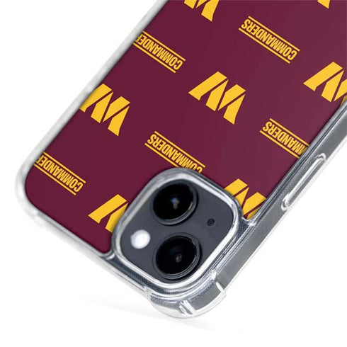 NFL Washington Commanders Blitz Series iPhone 15 MagSafe Case